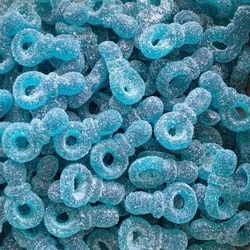 Tétines bleue sucrés à la framboise